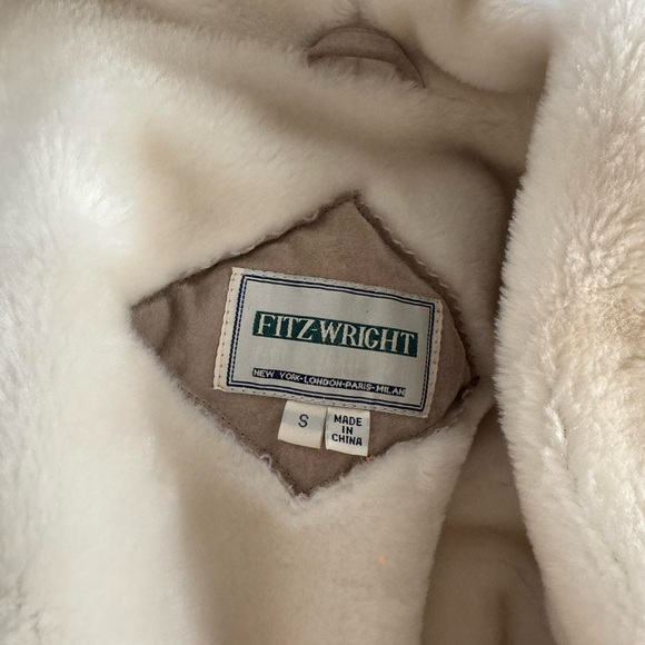 Vintage Suede + Faux Shearling Jacket - Picture 4 of 8